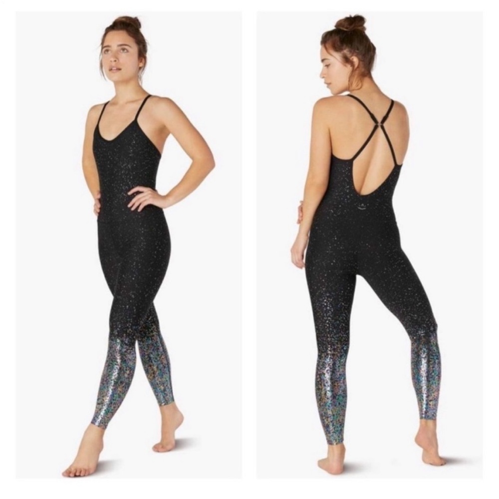 Beyond Yoga Alloy Ombré Elevation Midi Bodysuit | Size Small